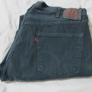 Levi's Original Fit Jeans 501 Button Fly 42X30 Blue